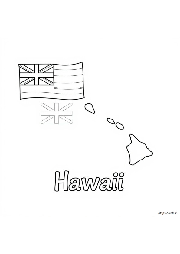 Hawaii State Coloring Pages