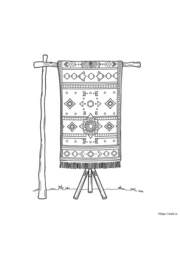 Gambar Mewarnai Pola Afrika
