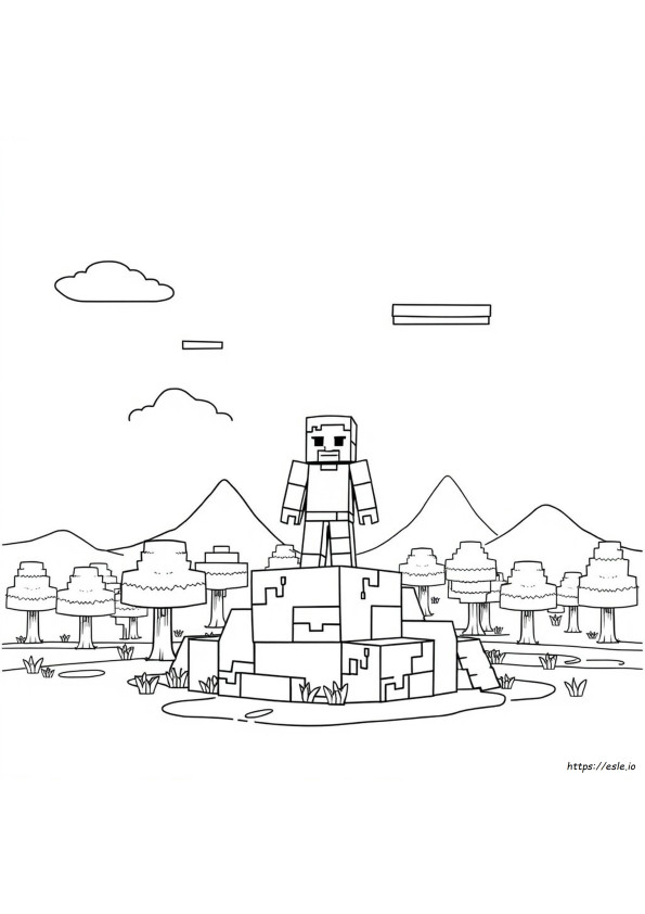 Minecraft Színezőkönyv