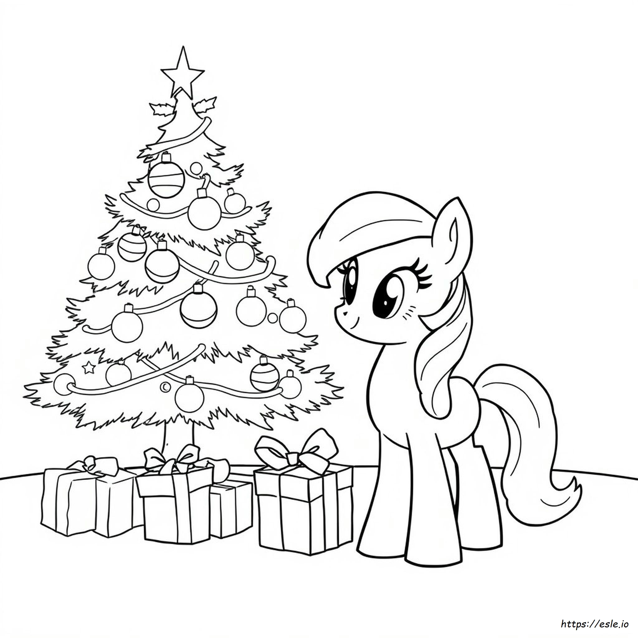 Mlp Natal Para Colorir