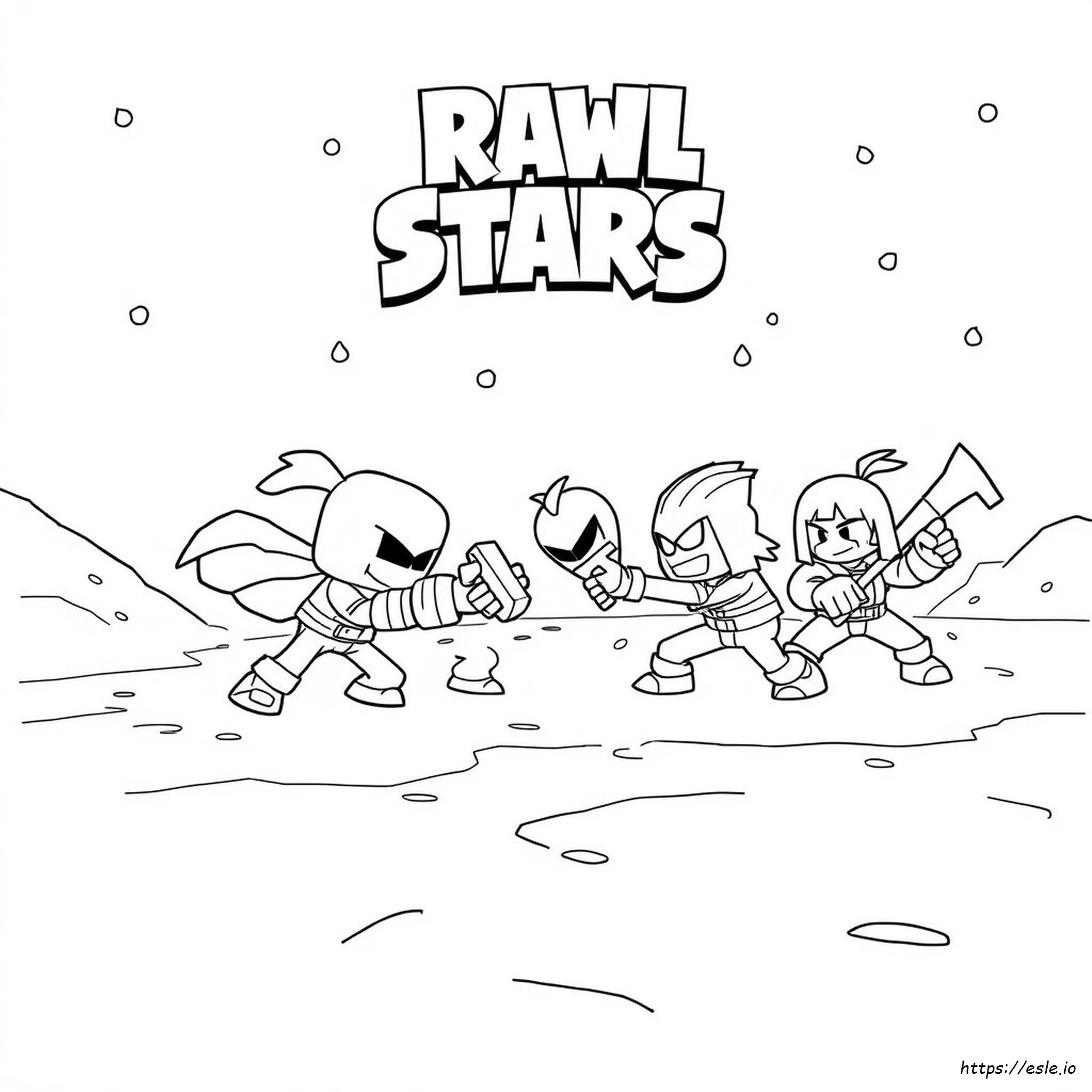 Kleupraten Brawl Stars Tekening kleurplaat