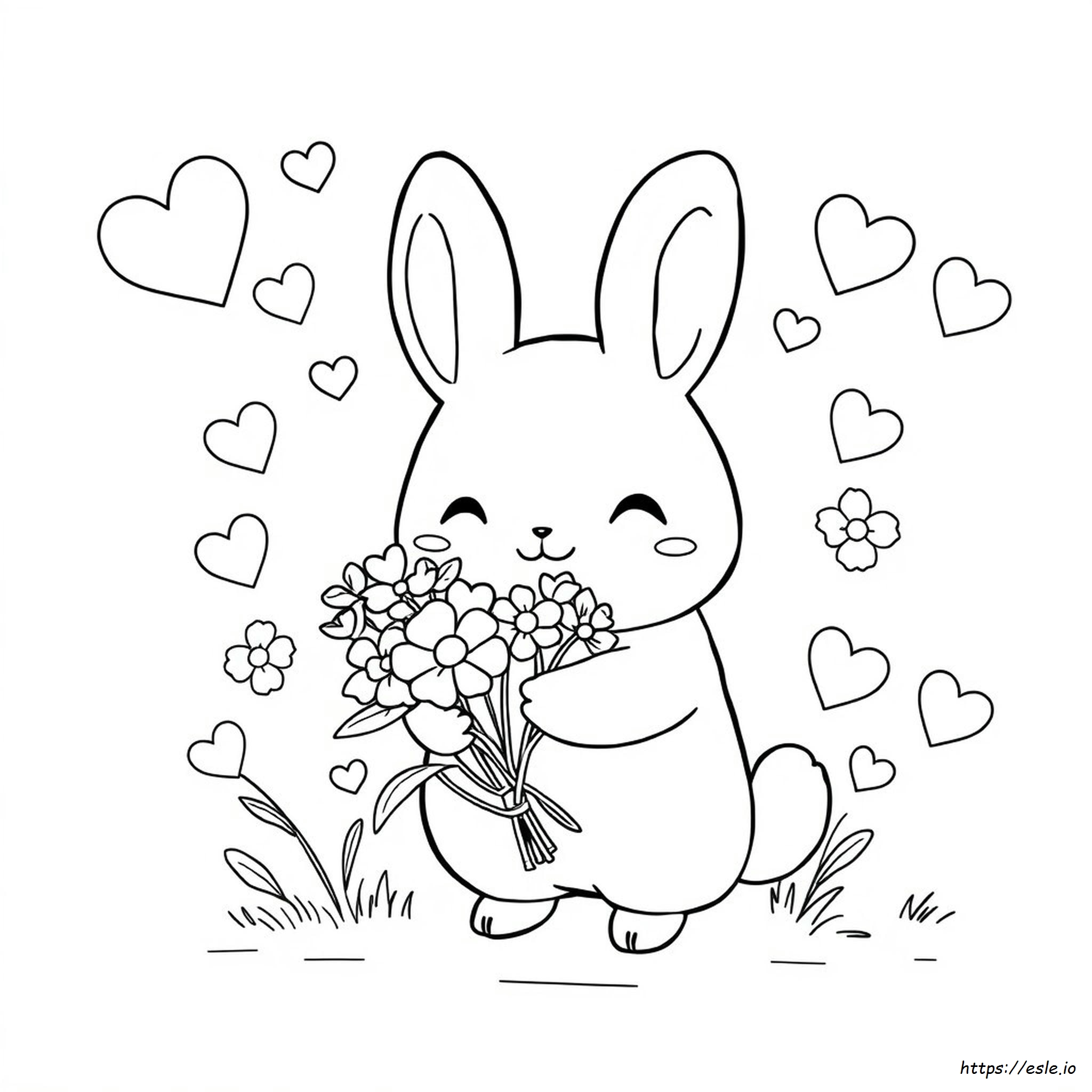 Cinnamoroll Coloring Pages Valentines Day