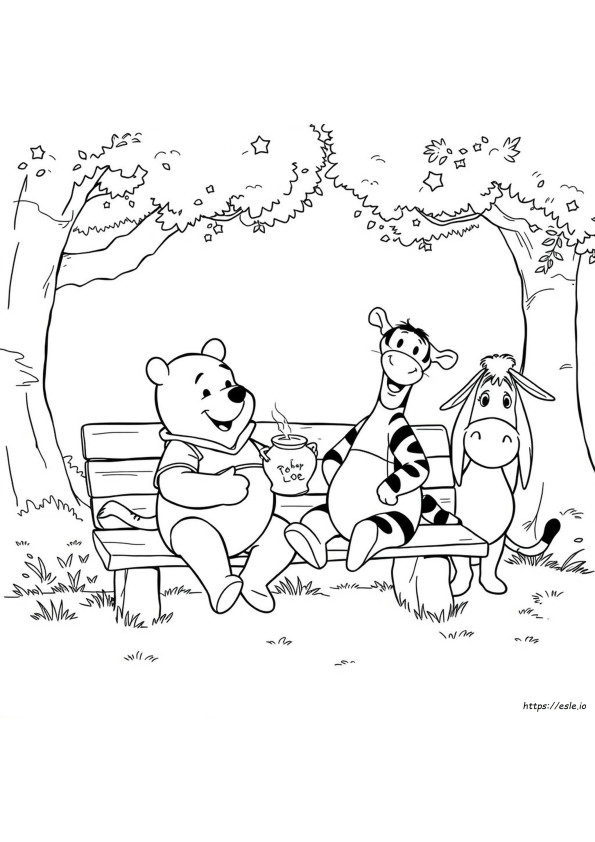 Personaje Winnie The Pooh Desene De Colorat