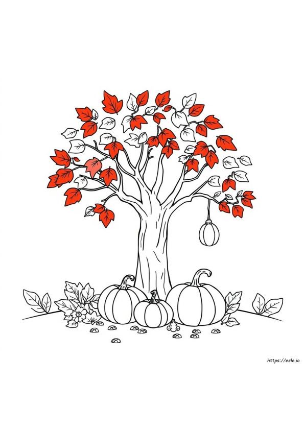 Herbst/Erntedankfest Ausmalbilder