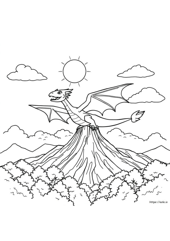 Dragon Zog Planșe De Colorat