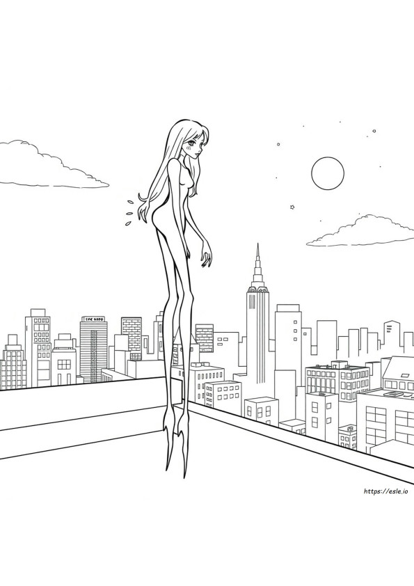 Mommy Long Legs Coloring
