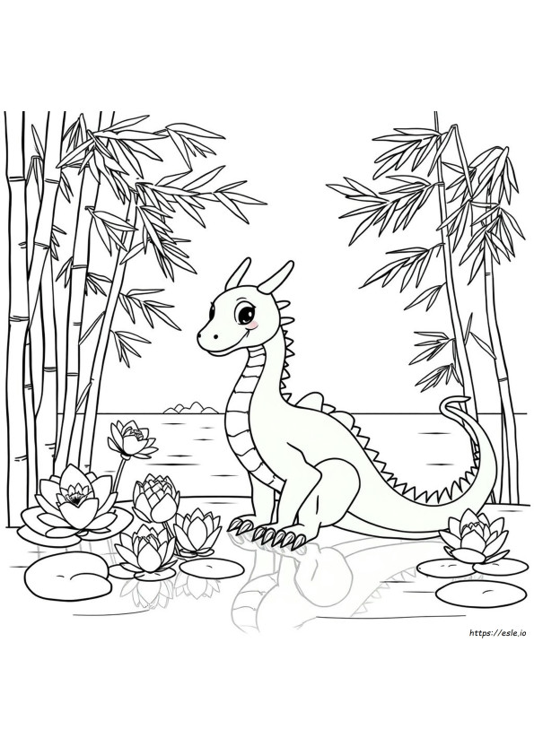 Pagini De Colorat Cu Dragonul De Jad