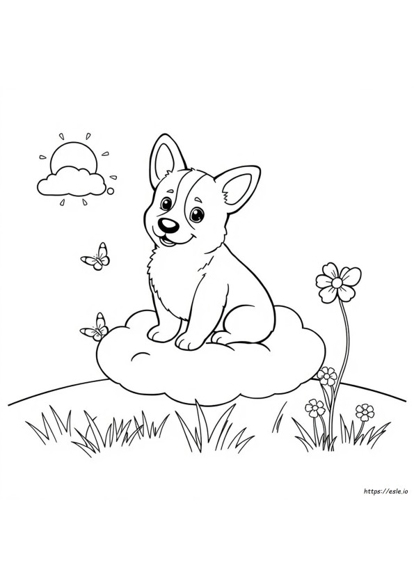 Ücretsiz Corgi Boyama Sayfaları