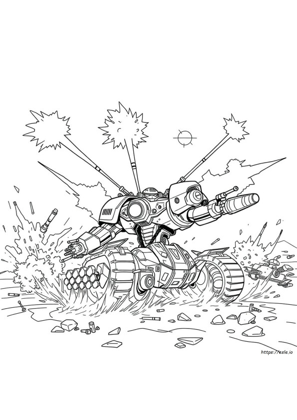 Warmachine Coloring Pages