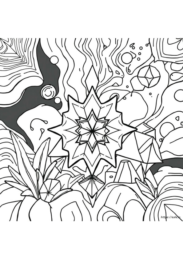 Páginas Para Colorear Trippy Únicas Para Adultos