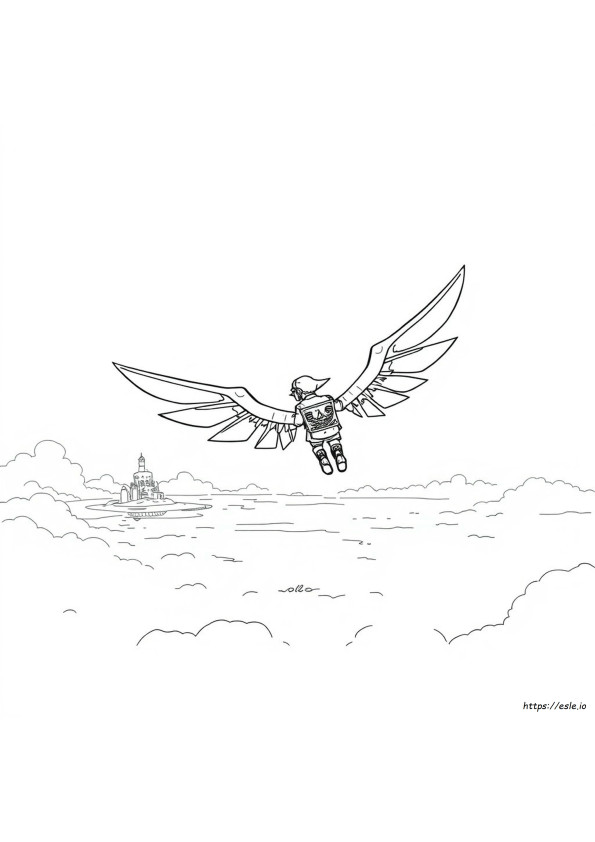 Zelda Skyward Sword Coloring Pages
