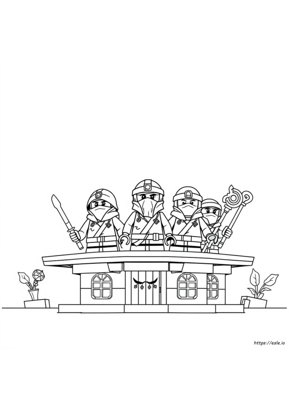 Ninjago Para Colorir
