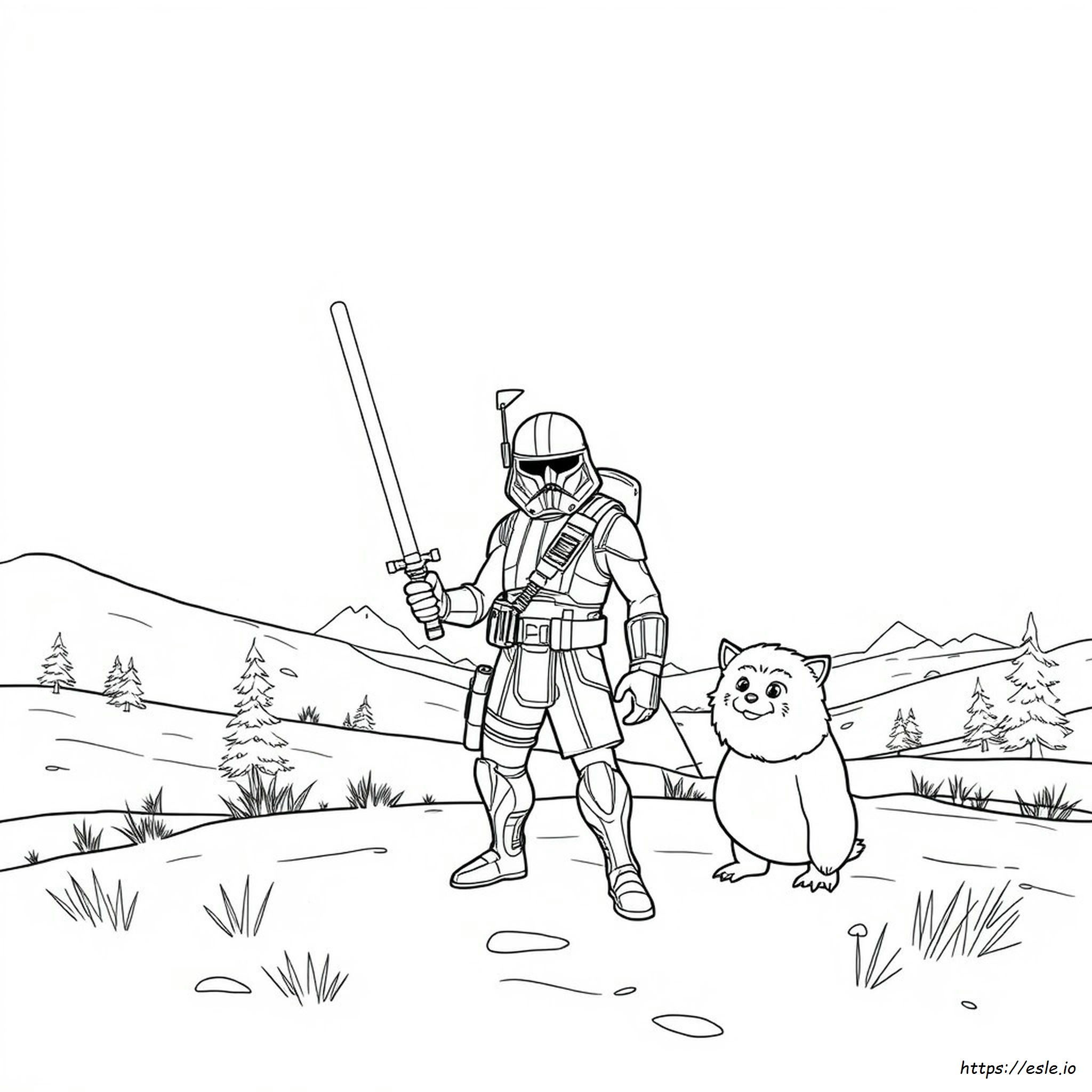 Fortnite Star Wars Coloring Pages