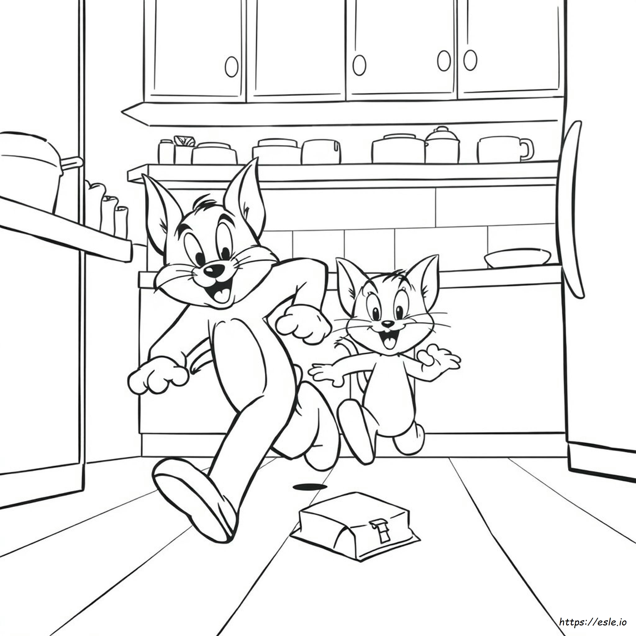 Tom And Jerry Coloring Pages