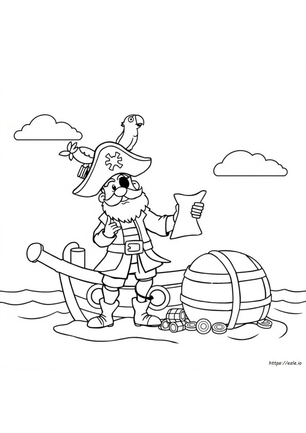 Disegni Da Colorare Di Pirati Per La Scuola Materna