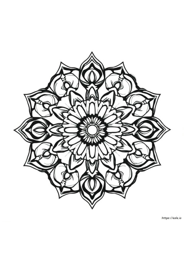 Mandala Kleurplaten Pinterest
