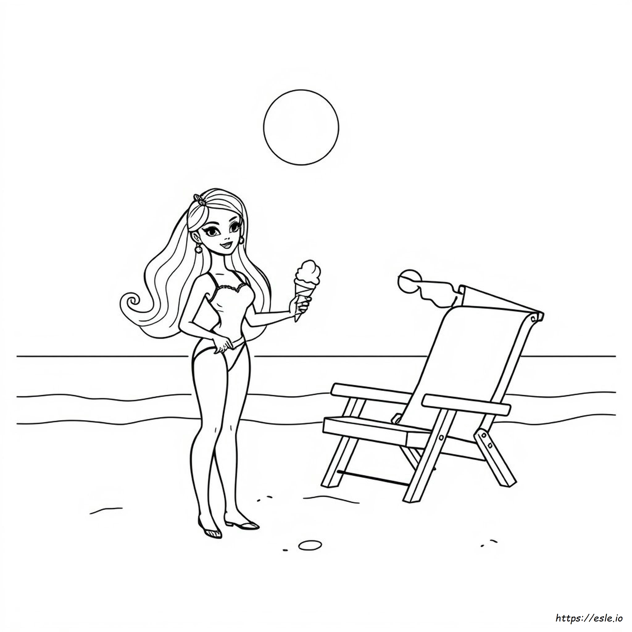Barbie Colouring In Pages