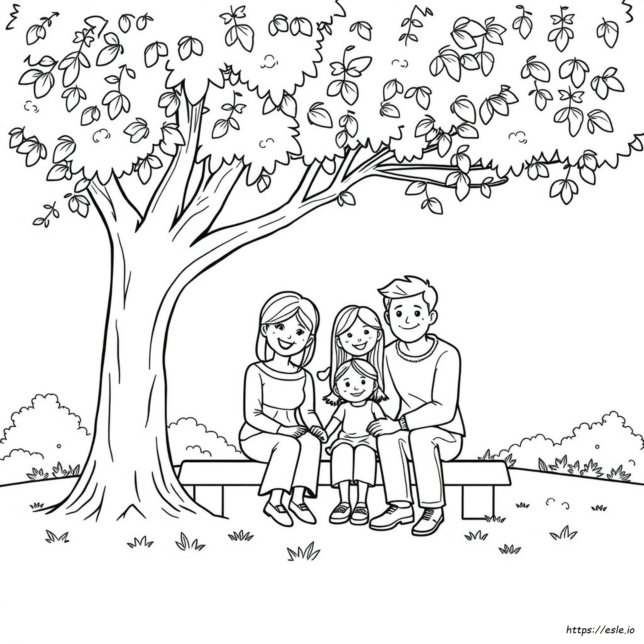 Family Colouring Pages Printable