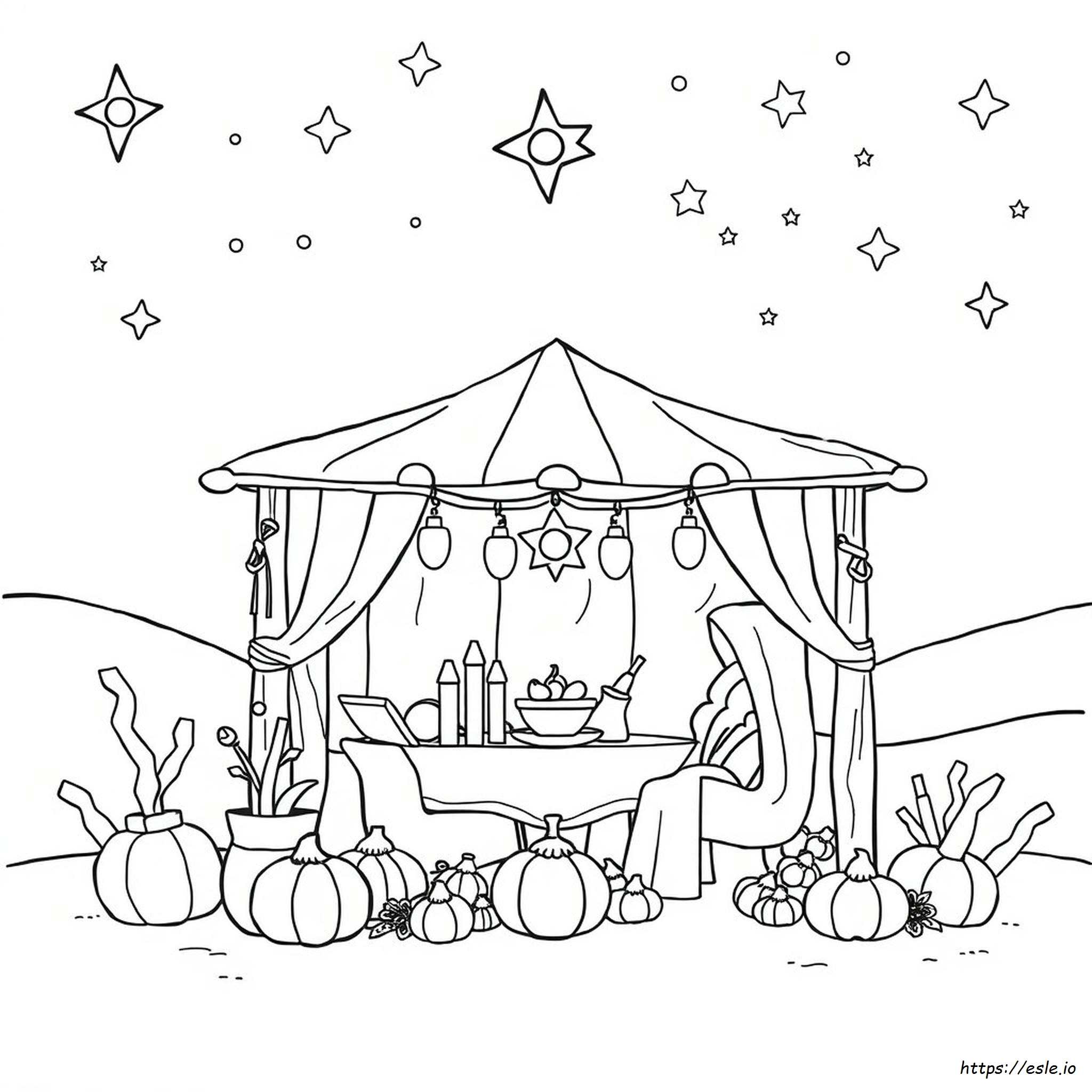 Free Printable Sukkot Coloring Pages