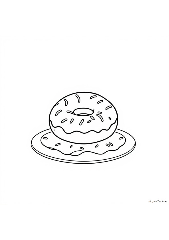 Donas Para Colorear Gratis