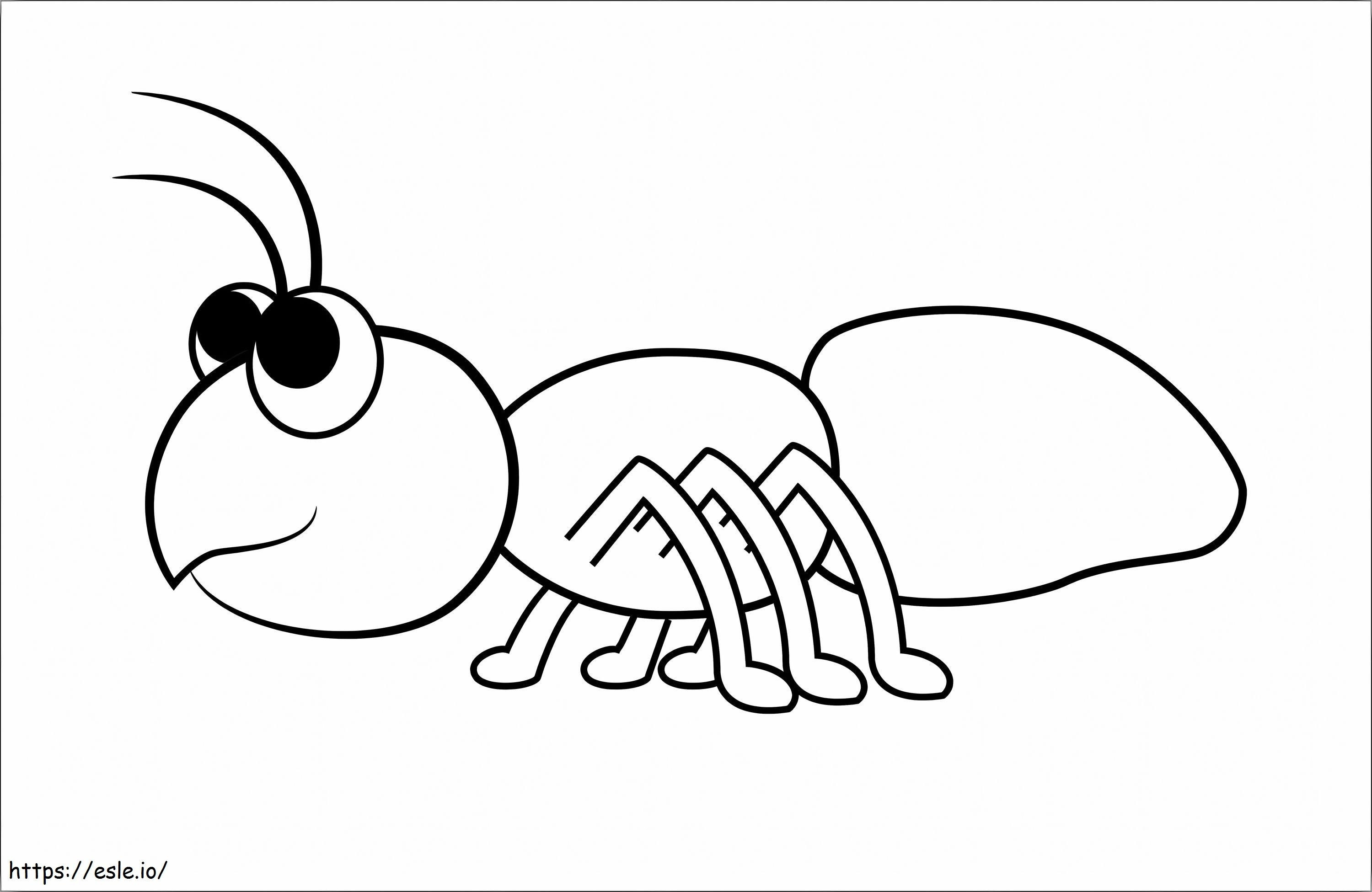 Awesome Ant coloring page