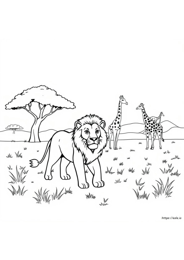Afrika Kleurplaten