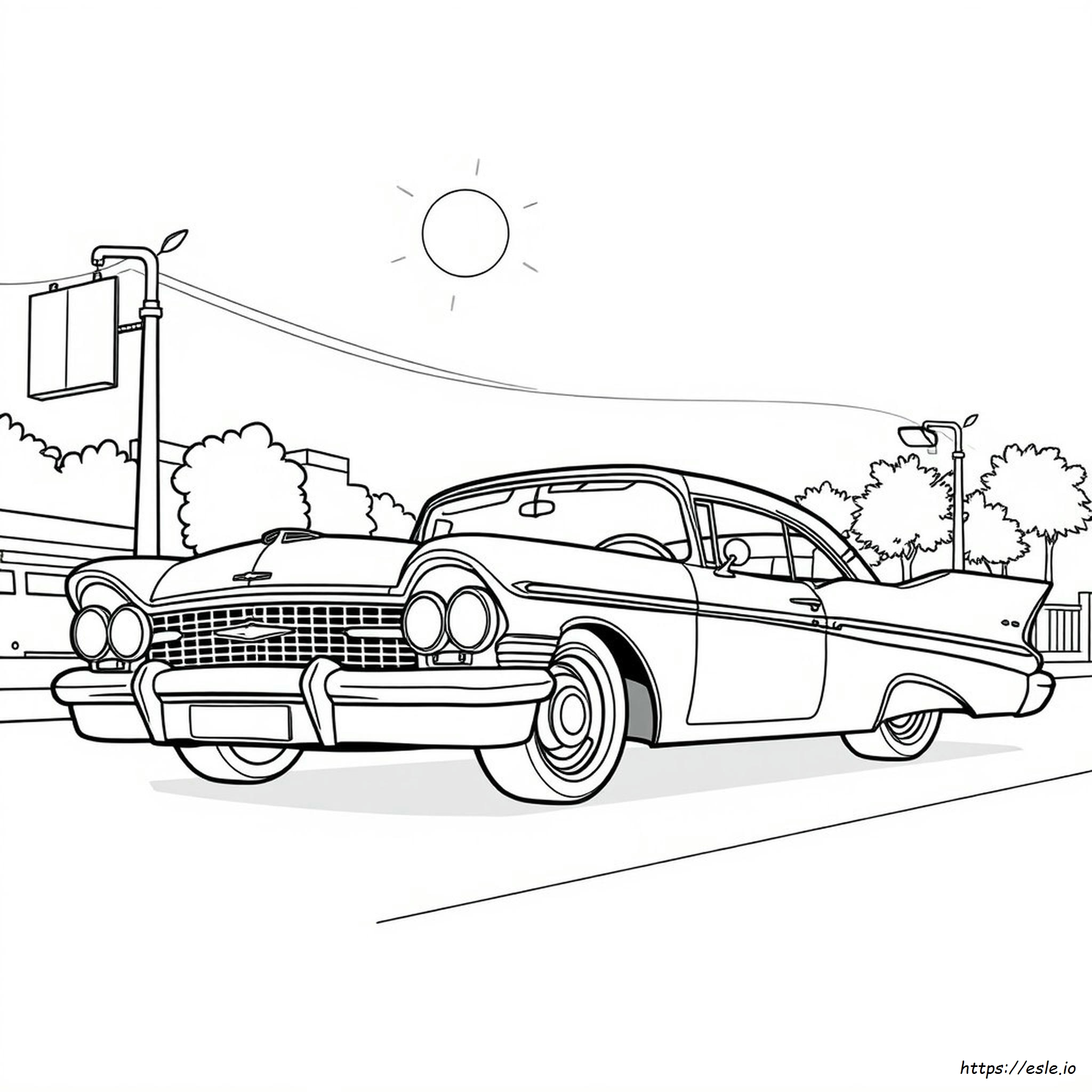 Low Rider Car Coloring Pages