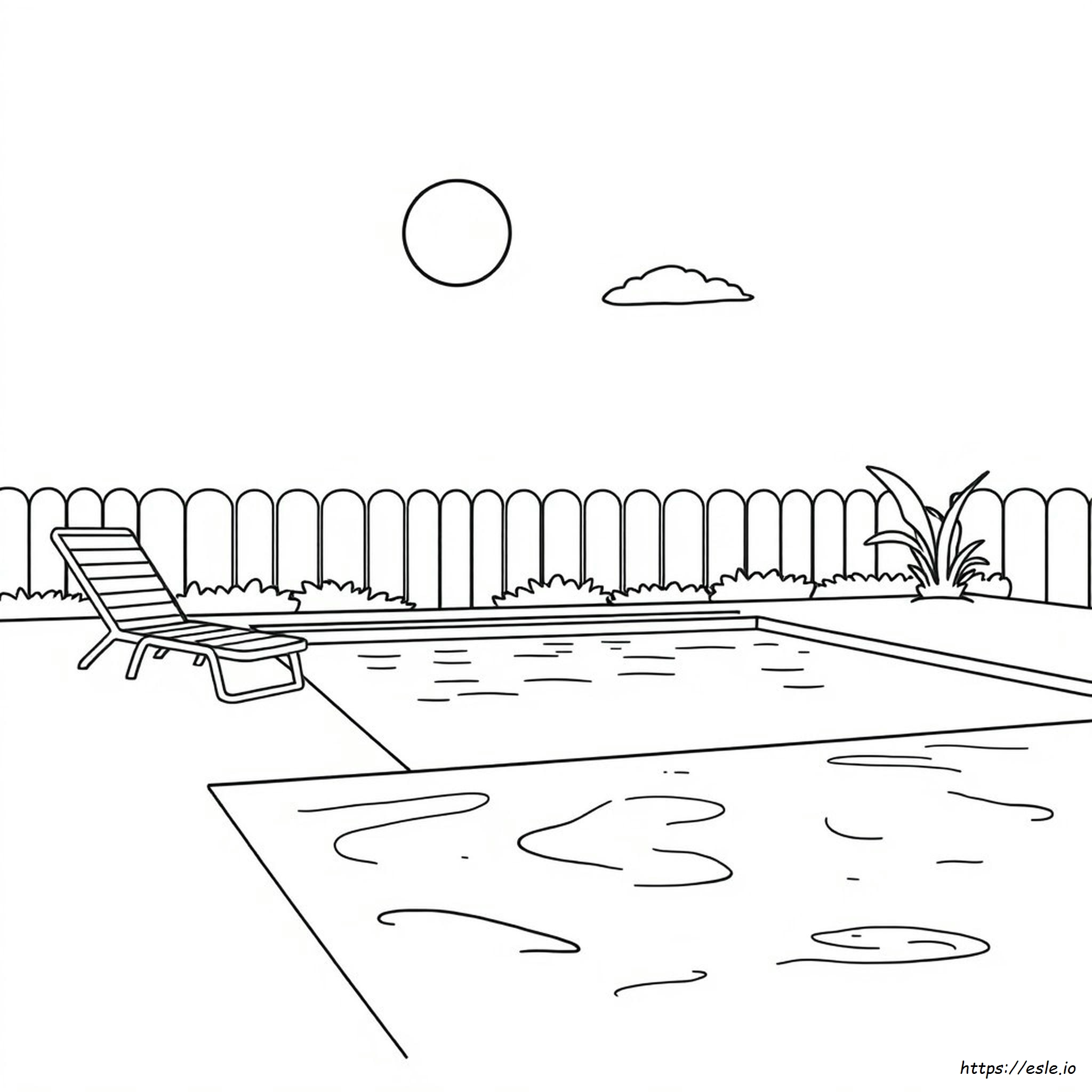 Piscina Disegni Da Colorare