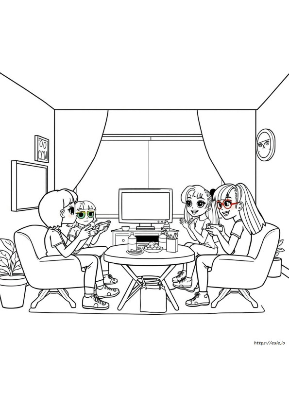 Lol Tweens Coloring Pages