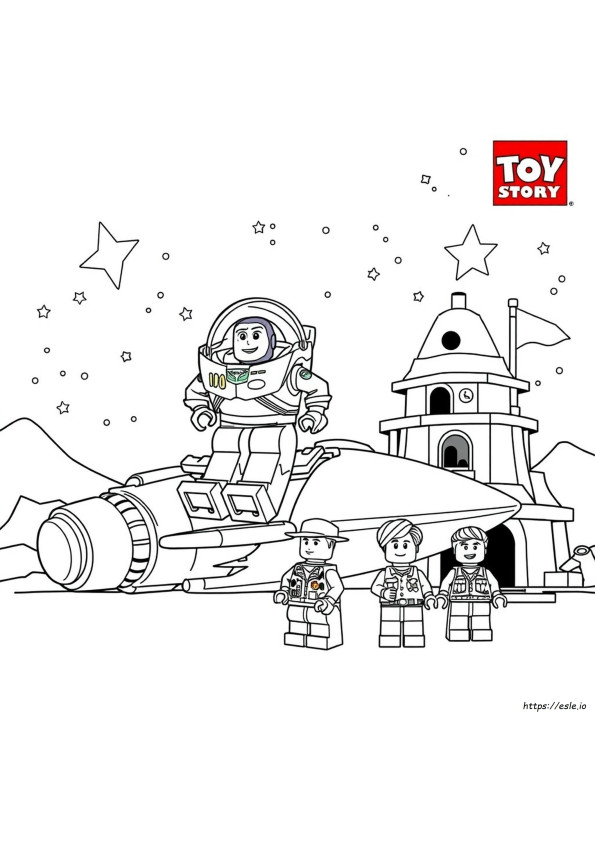 Desene De Colorat Lego Toy Story