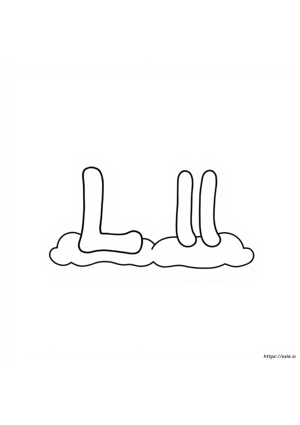 Ll Harfi Boyama
