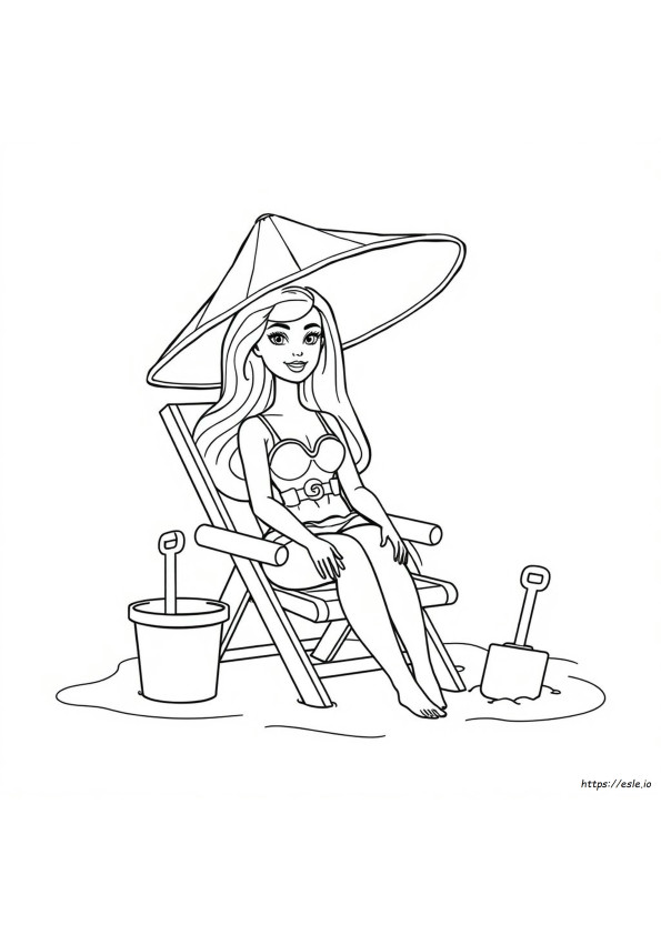 Barbie Coloring Activity