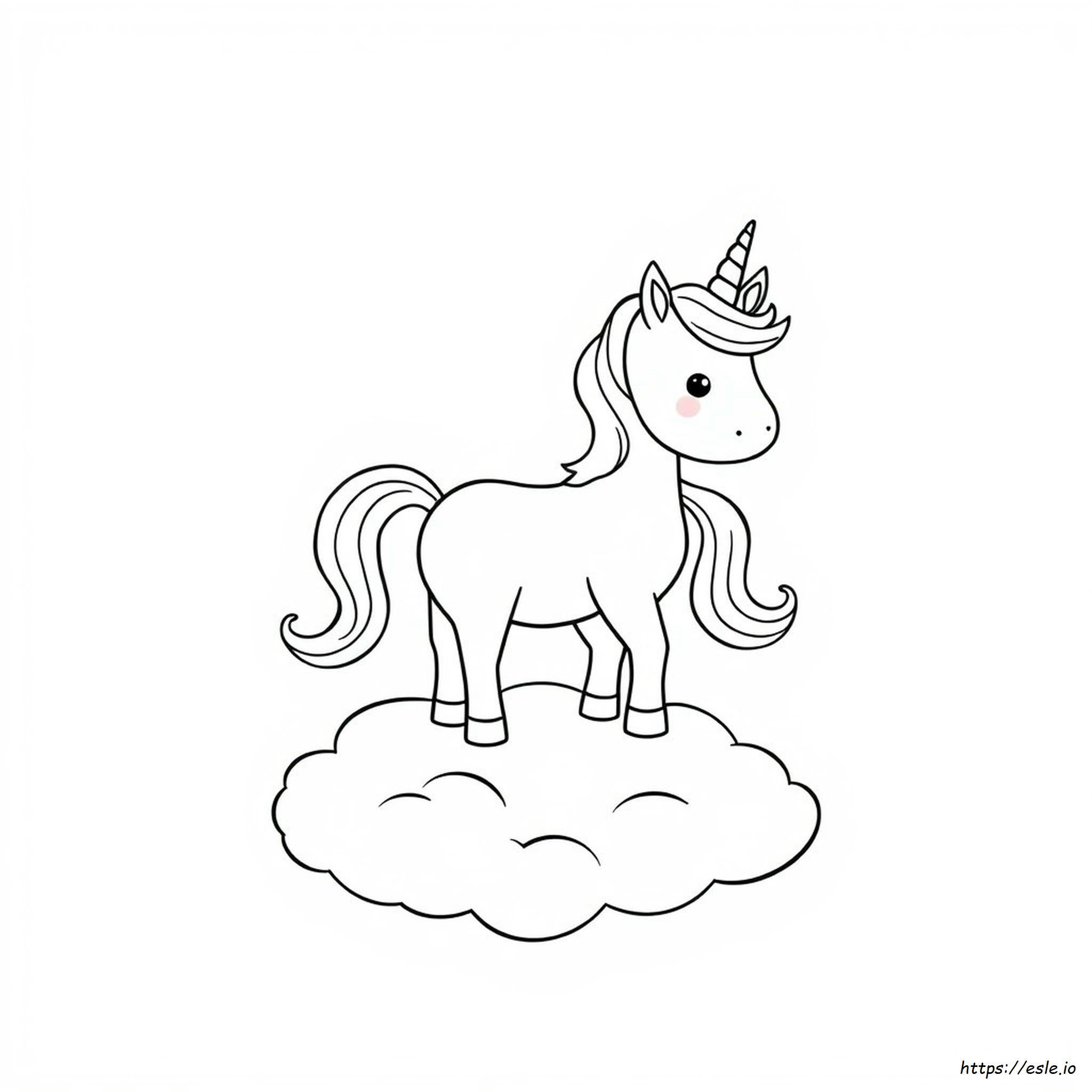 Coloriages Licorne Mignonne, Autocollants Licorne À Imprimer Noir Et Blanc