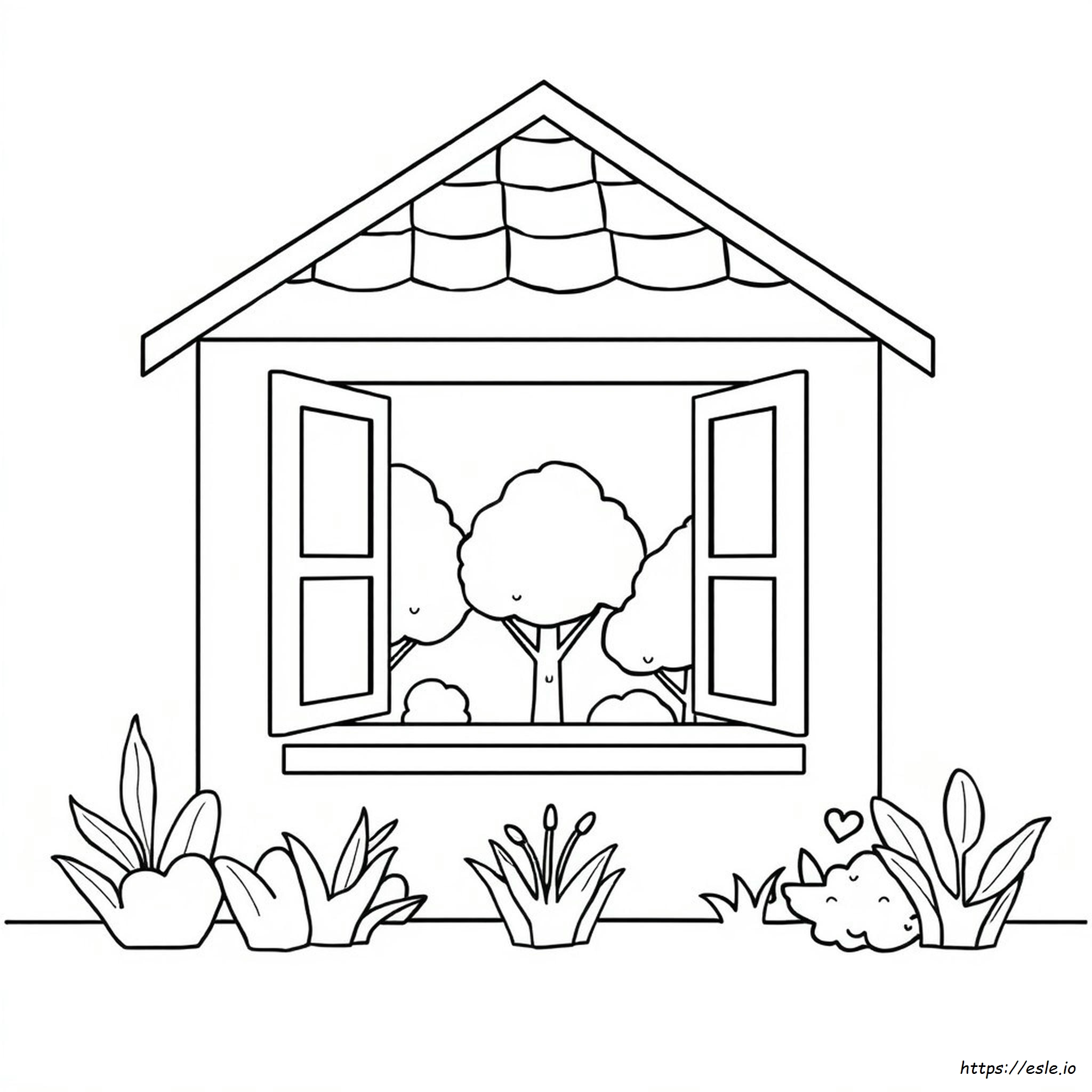Home Colouring Pictures