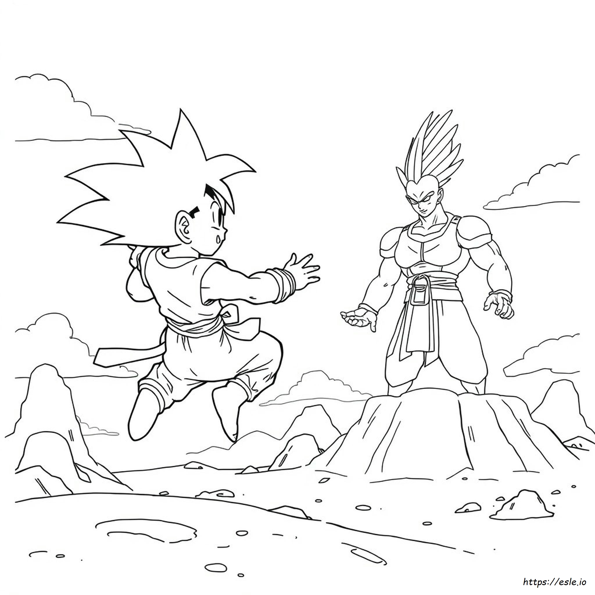 Dbz Printable Coloring Pages