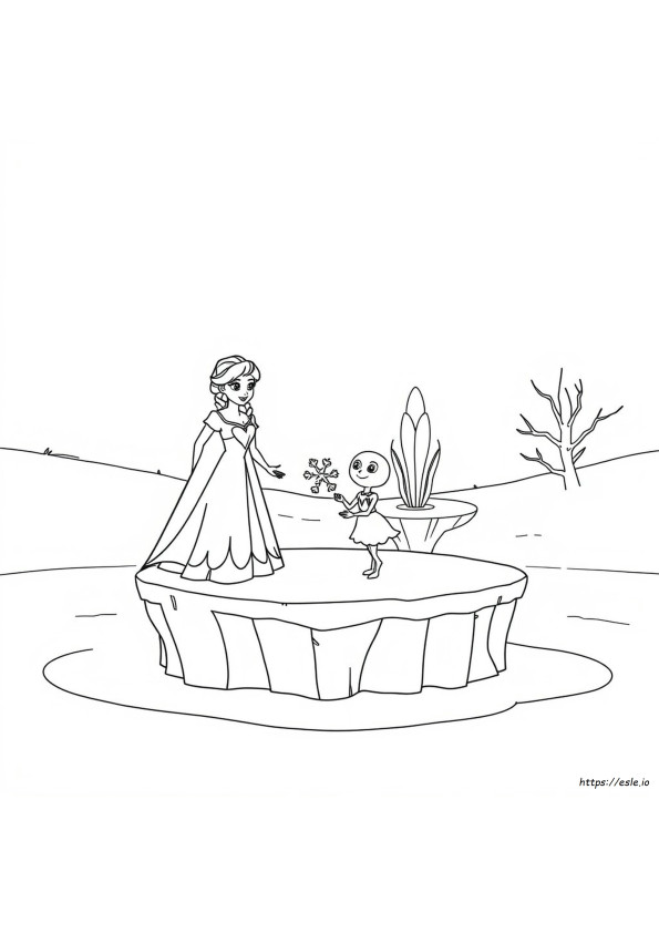 Frozen Coloring Worksheets