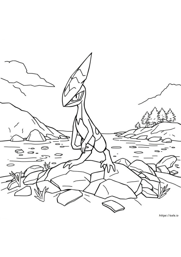 Coloriage Pokemon Greninja