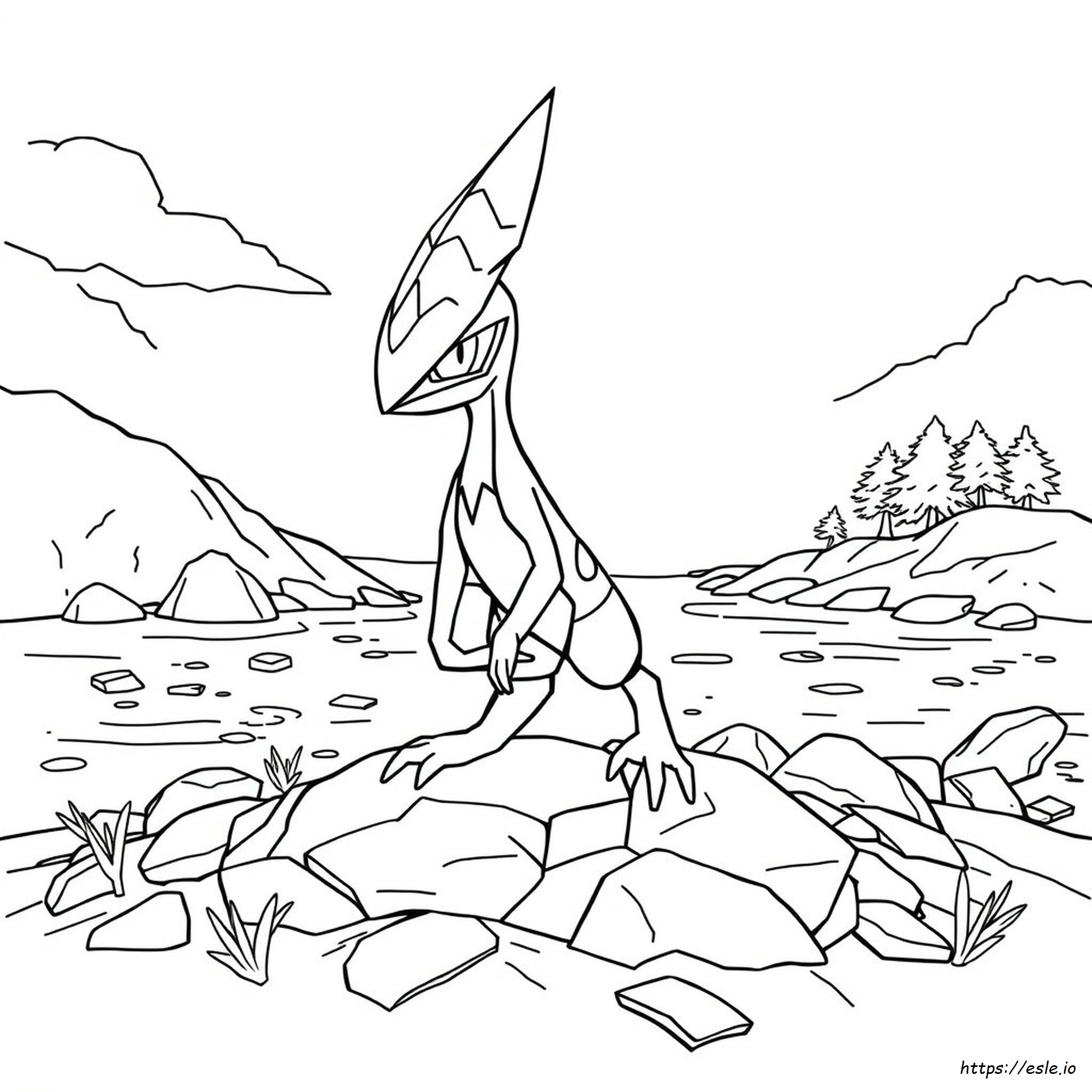 Greninja Pokémon Värityskuvat