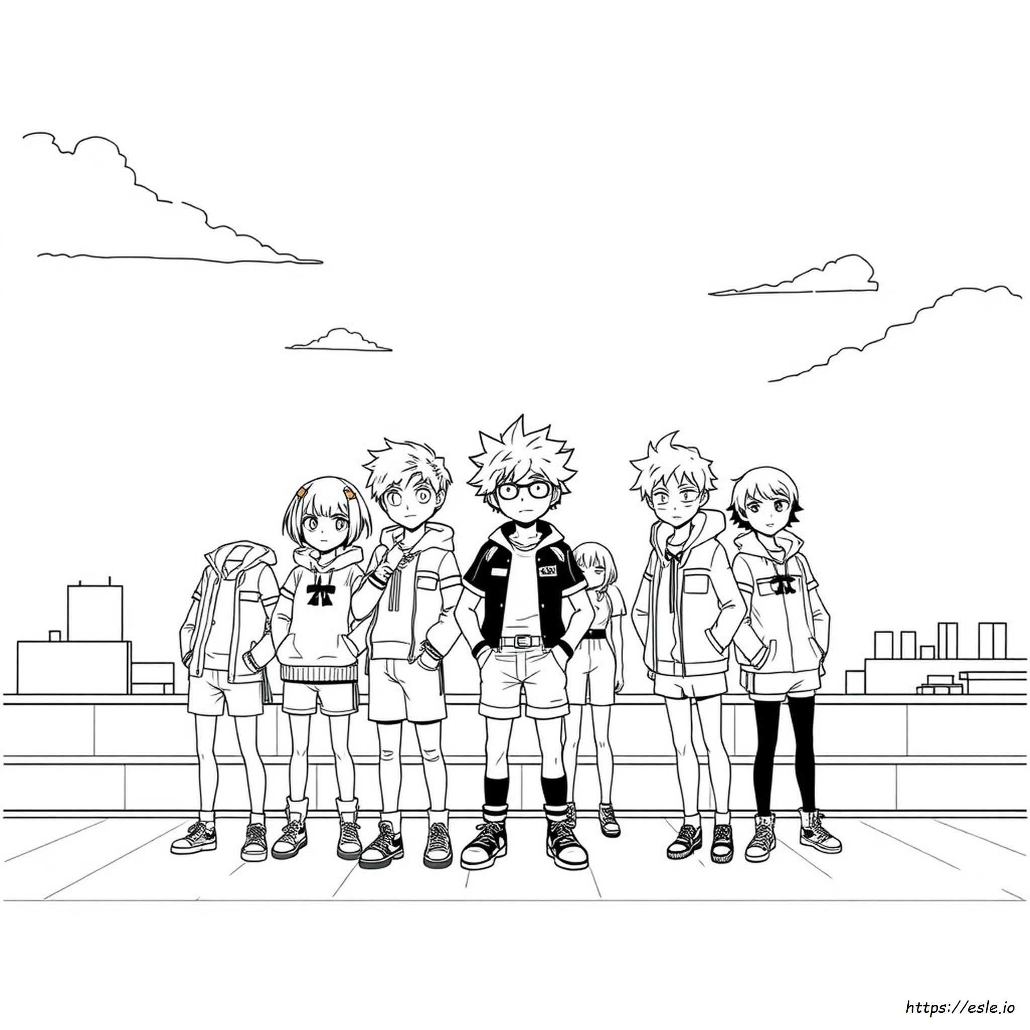 My Hero Academia Disegni Da Colorare E Stampare