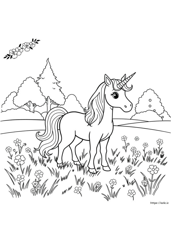 Printable Cute Unicorn Coloring Pages Pdf