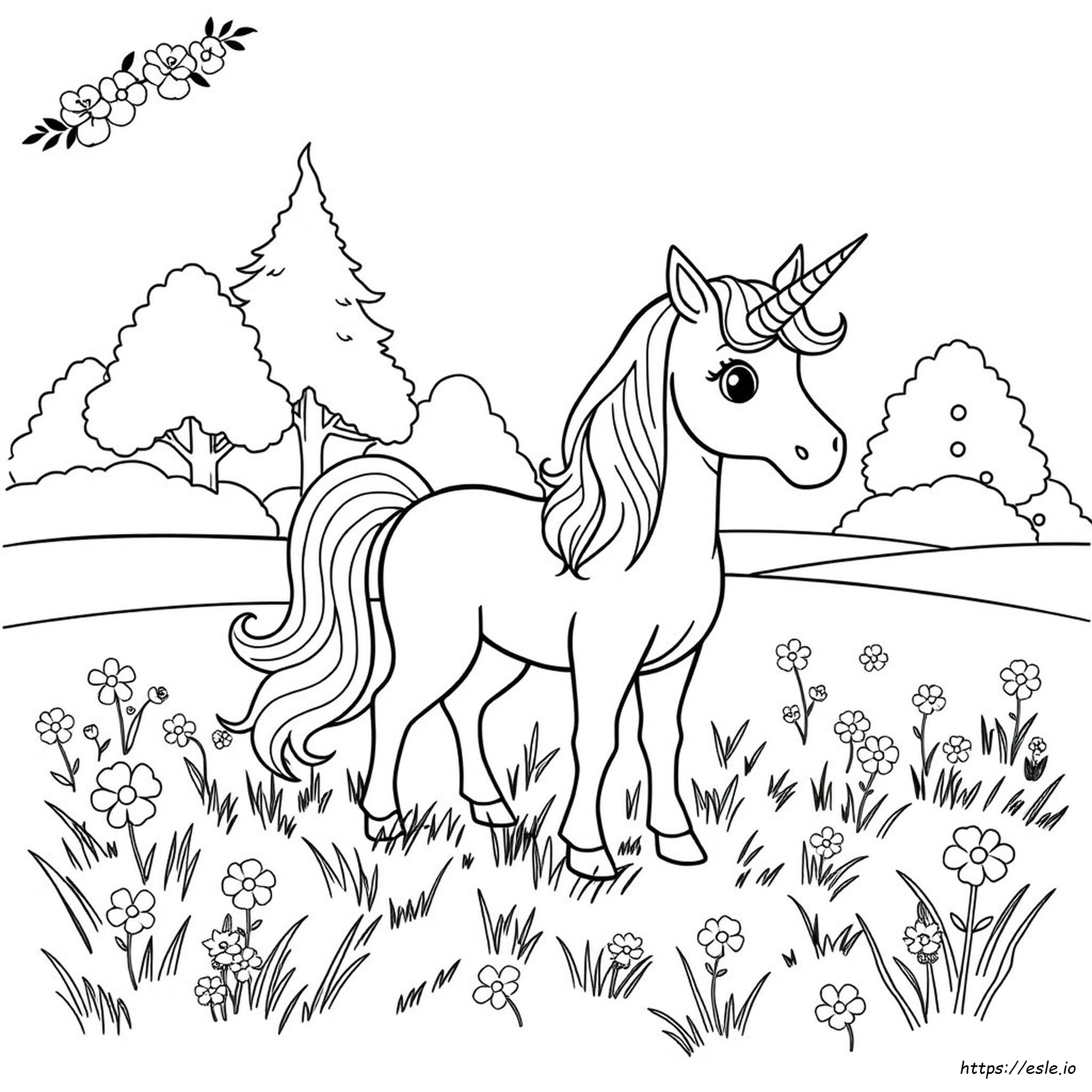 Printable Cute Unicorn Coloring Pages Pdf