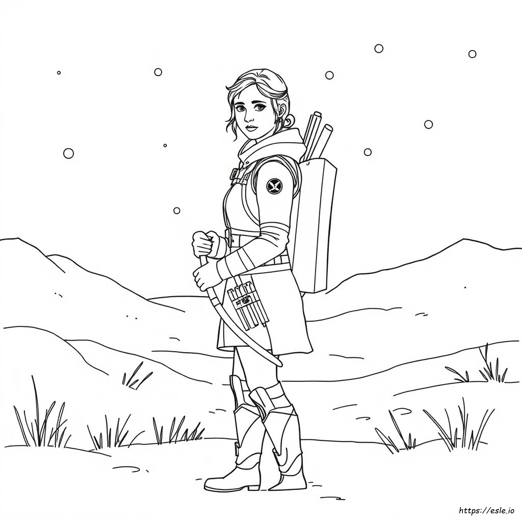 Katniss Everdeen Coloring Pages