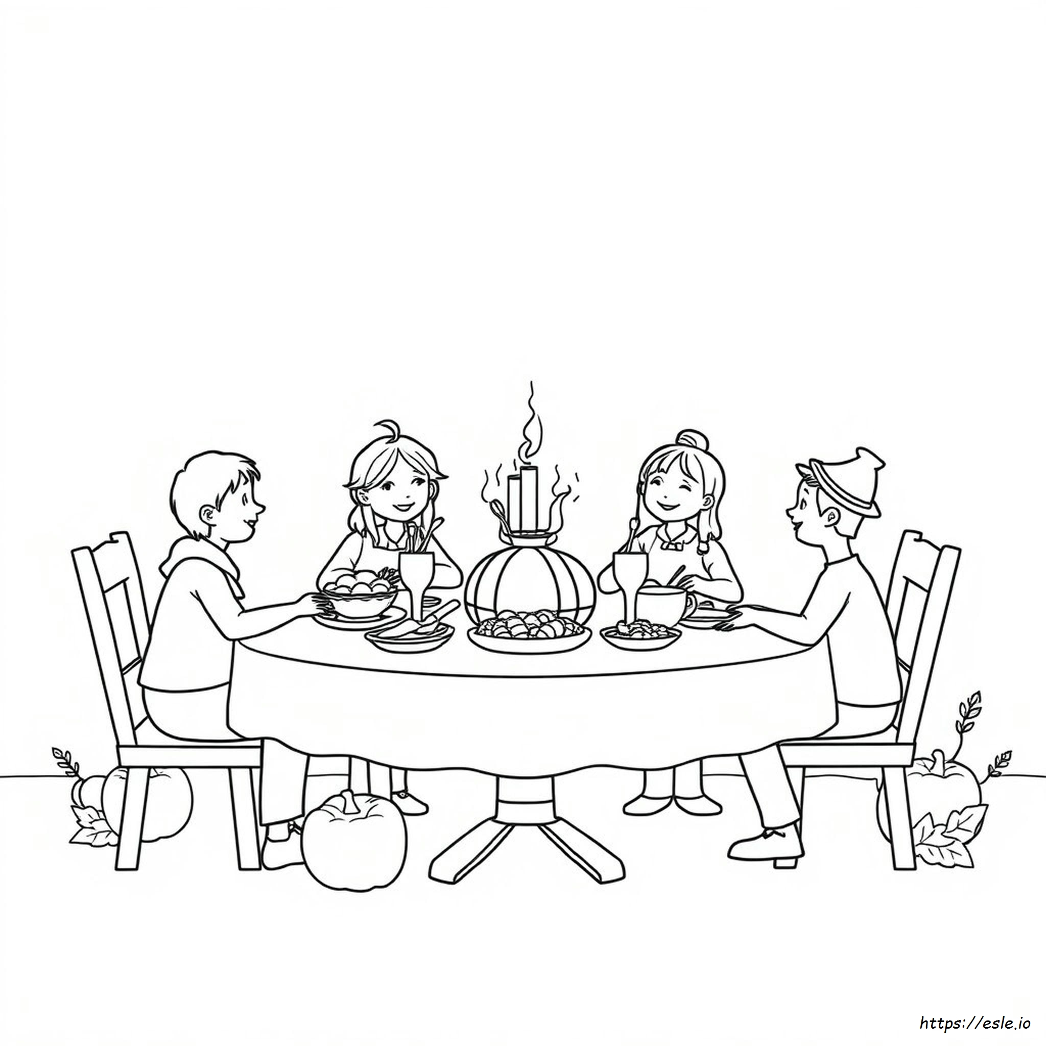 Thanksgiving Prayer Coloring Pages