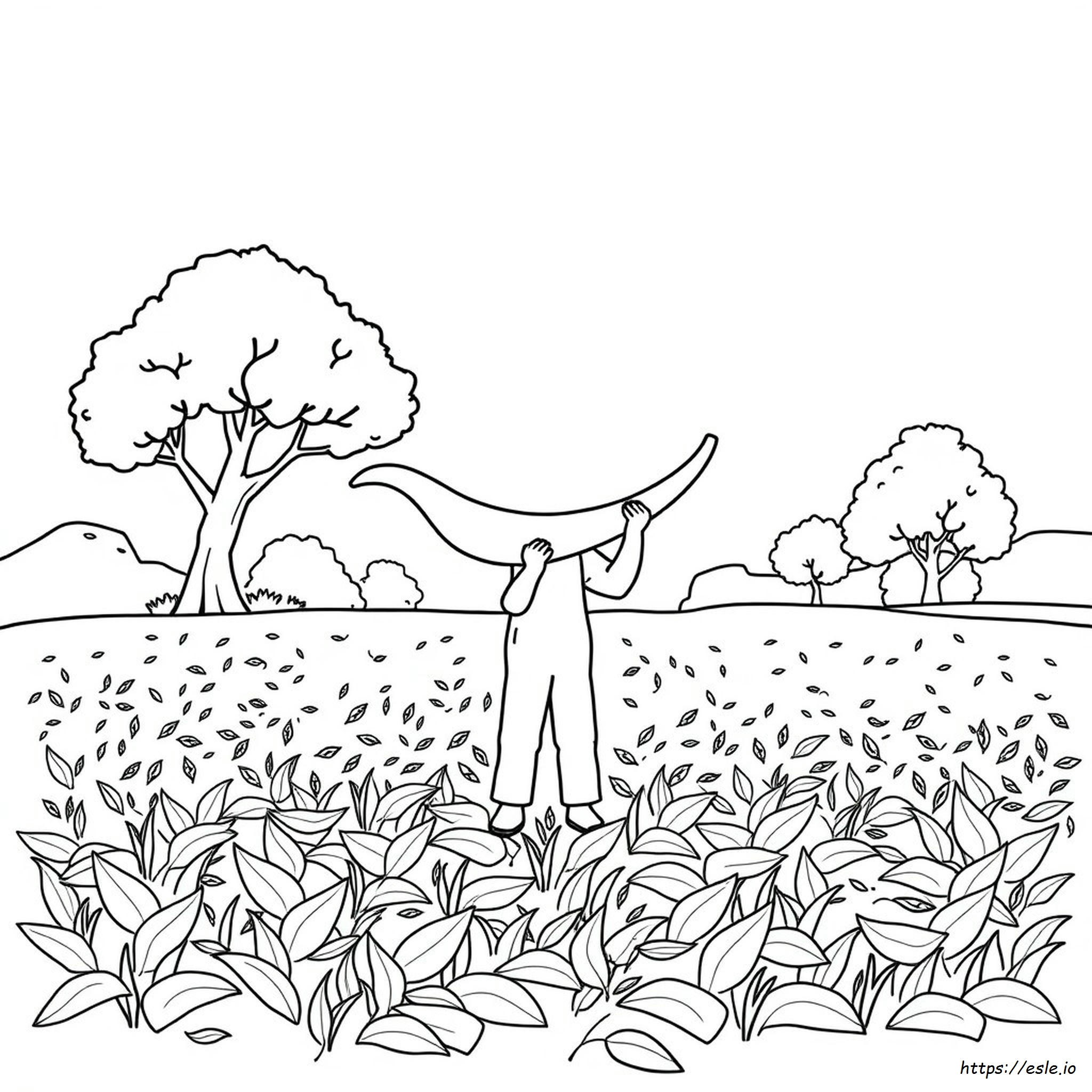 Shofar Coloring Page Printable