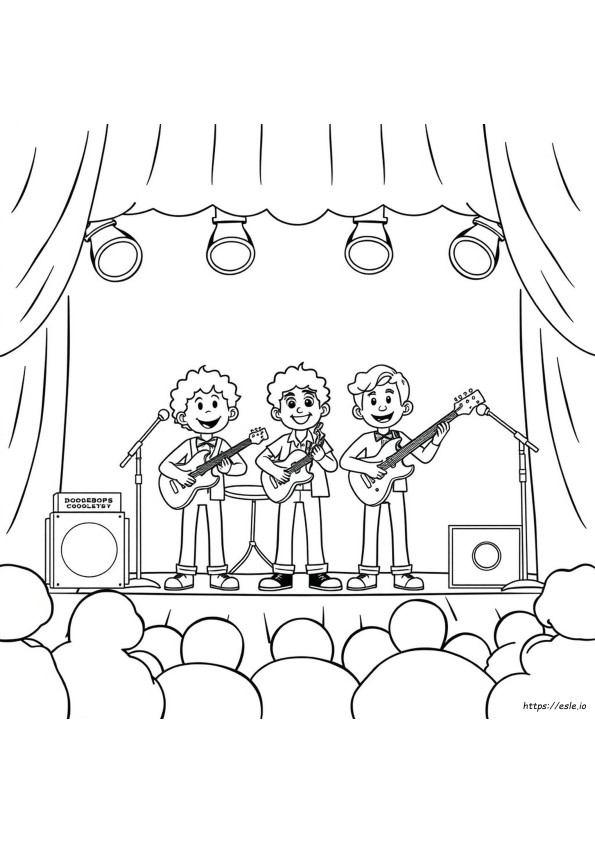 Páginas Para Colorear De The Doodlebops