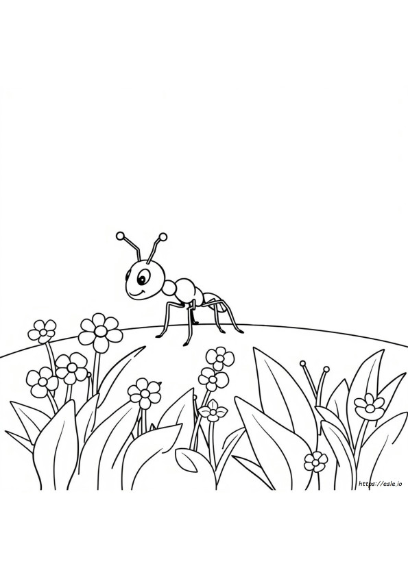 Coloriages De Fourmis Pour Les Enfants De Maternelle