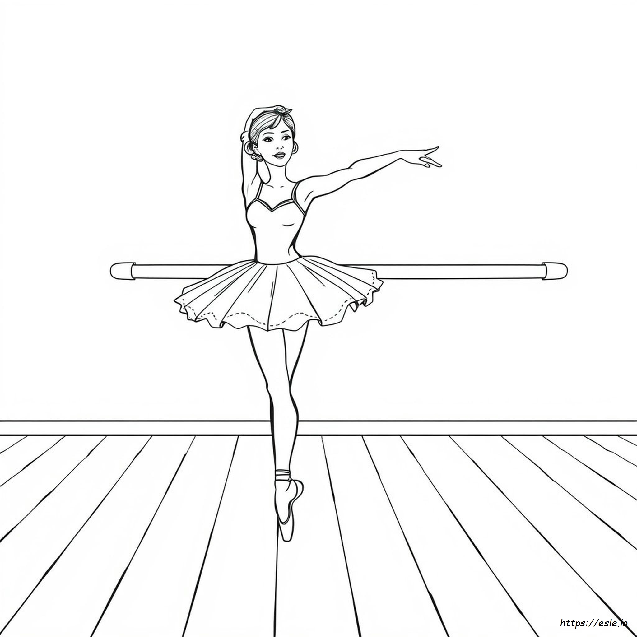 Posizioni Di Balletto Da Colorare Gratis