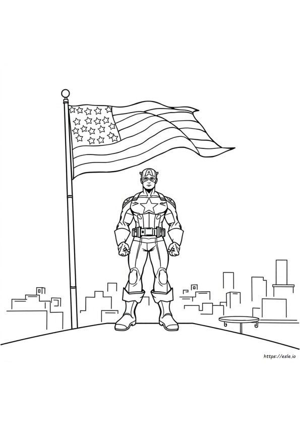 Captain America Coloring Pages To Print