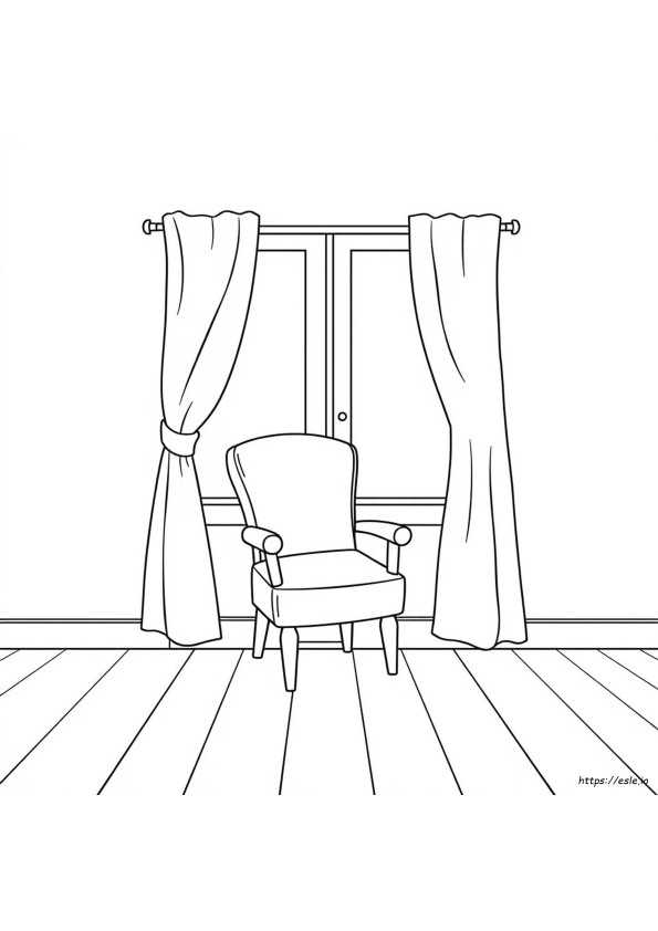 Coloriage D'une Chaise