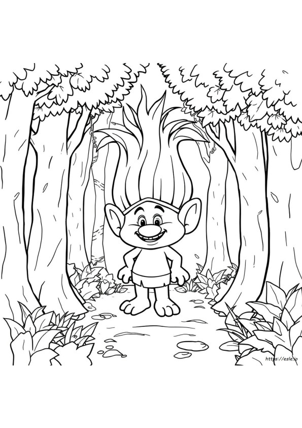 Trolls Para Colorear E Imprimir